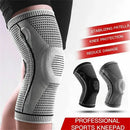 Black Knee Compression Sleeve for Sports Support, Size XL