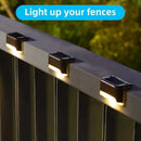 Multicoloured warm Outdoor Solar LED Deck Lights - 8-Pack Warm White Pathway and Garden Lamps