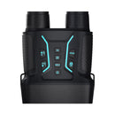 36MP 8X Zoom 4K Infrared Night Vision Binoculars with 4.5" Screen - Black