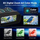 36MP 8X Zoom 4K Infrared Night Vision Binoculars with 4.5" Screen - Black