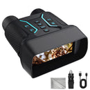 36MP 8X Zoom 4K Infrared Night Vision Binoculars with 4.5" Screen - Black