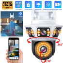 Outdoor 1080P HD WiFi Wireless PTZ IP Security Camera in Black with Auto Tracking