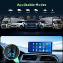 10.26" Portable Black Car Wireless Apple CarPlay Android Auto FM Touch Screen Radio