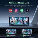 10.26" Portable Black Car Wireless Apple CarPlay Android Auto FM Touch Screen Radio