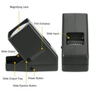 Photography Slide Viewer with 3X Magnification, Black, Desktop Design