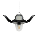 Solar Pendant Light 192LED Waterproof Motion Sensor Indoor Outdoor Black