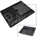 Portable Indoor Dog Potty Training Grass Mat in Black, 1060x410x70mm