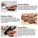 Brown Manual Knife Sharpener with Diamond Discs and Magnetic Angle Base