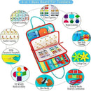 Multicolour Montessori Sensory Busy Board for Kids - Multi-Colour Learning Toy