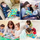 Multicolour Montessori Sensory Busy Board for Kids - Multi-Colour Learning Toy