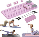 8-in-1 Multifunctional Fitness Board in Black for Core Strength and Abdominal Training - Pink