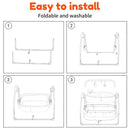 Electric Bassinet Crib Grey Baby Cradle with Lullabies and Remote Control