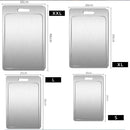 Double-Sided Titanium Cutting Board in Silver, 29x20CM, Durable and Heat Resistant