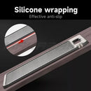 Titanium Double-Sided Cutting Board, 36.5x25cm, Silver, Stainless Steel for Kitchen and Camping
