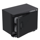 23L Black Hot Towel Warmer UV Sterilizer Disinfection Cabinet for Salon and Spa