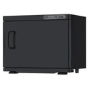23L Black Hot Towel Warmer UV Sterilizer Disinfection Cabinet for Salon and Spa