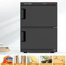 White 32L Black Hot Towel Warmer UV Sterilizer Cabinet for Salon and Home Use