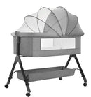 Portable Baby Bassinet Cot Crib Bedside Co Sleeper in Grey - 92x68x80CM
