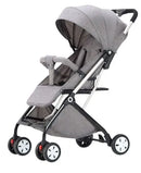 Lightweight Compact Baby Stroller Pram in Black and Grey – Foldable Travel Design