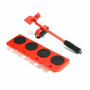 Heavy Furniture Moving Lifter Roller Tool Set with Sliders - Red