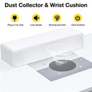 LED Manicure Table with Dust Collector and Charging Station in White
