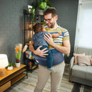 Adjustable Baby Carrier Waist Sling in Blue - Lightweight Hip Seat for 0-36 Months