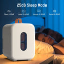 10L Mini Fridge Portable Cooler and Warmer in White for Home, Car, and Camping