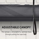 2.7 x 4 M Grey Outdoor Retractable Pergola for Patio