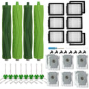 Replacement Filter Brush Parts Set for iRobot Roomba E Series & I Series Vacuum Cleaners, 36-Piece, Black