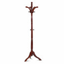 Vintage Redwood Wooden Coat Rack Stand 182.9cm with 13 Hooks for Hats, Clothes, and Handbags
