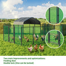 Extra Large Green Chicken Coop Cage Run Rabbit Hutch Walk In Hen Enclosure 300x400x270cm