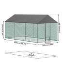 Extra Large Green Chicken Coop Cage 300x600cm with Waterproof Cover and Walk-In Design