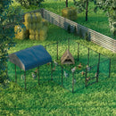 Extra Large Green Chicken Coop Cage 300x600cm with Waterproof Cover and Walk-In Design