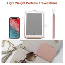 LED Travel Makeup Mirror 3 Light Modes USB