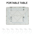 Adjustable Foldable Laptop Table Tray Steel MDF