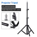 Portable Adjustable Laptop Projector Stand Tripod with Tray