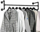 Iron Wall Mounted Clothes Rack Garment Display