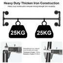 Iron Wall Mounted Clothes Rack Garment Display