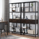 Rustic Accent Bookshelf 90CM Wide Plant Display Rack