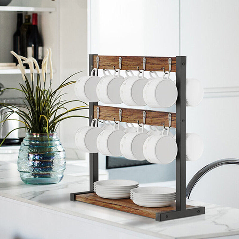 Coffee Mug Holder Stand 43.5cm High, 42cm Wide Kitchen Organizer