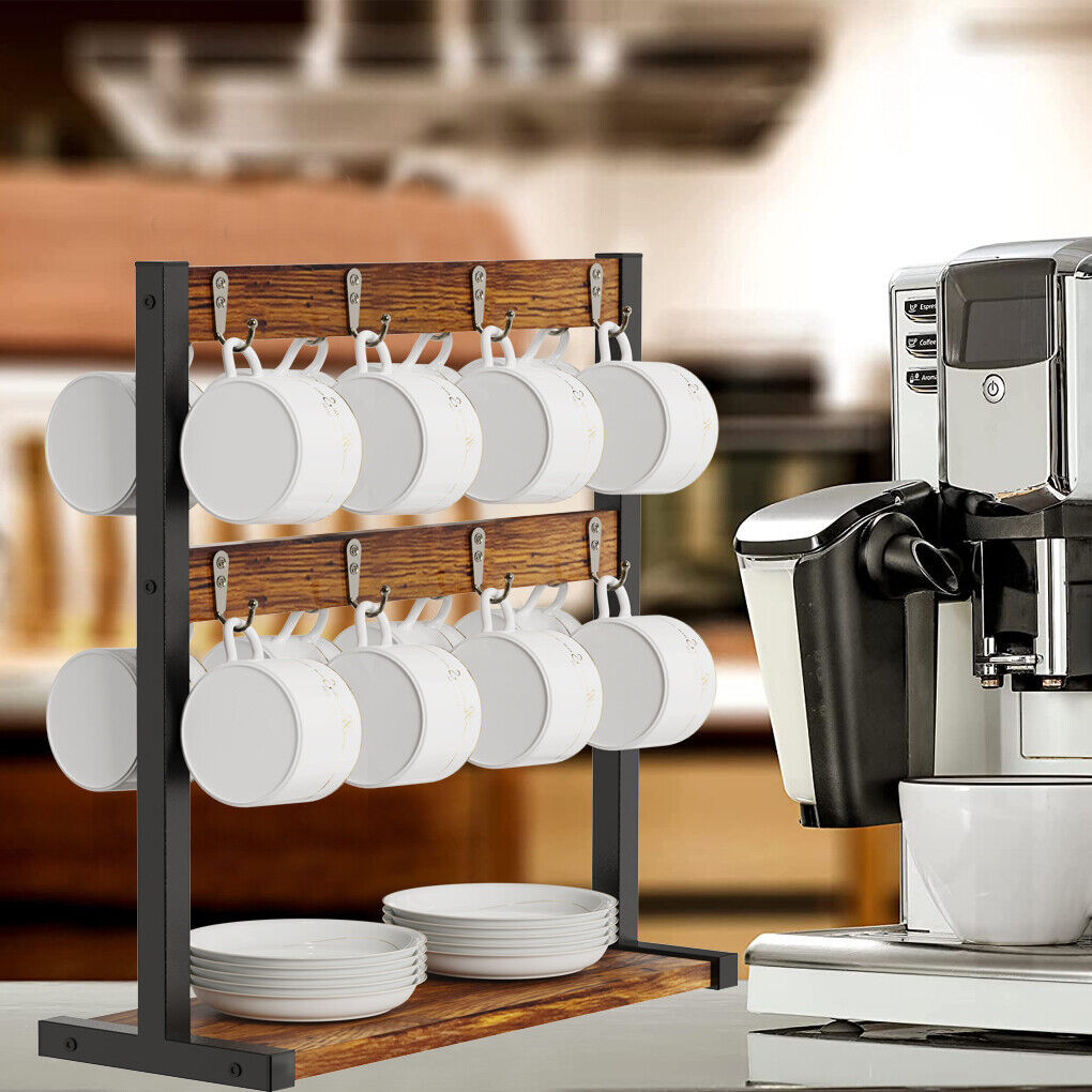 Coffee Mug Holder Stand 43.5cm High, 42cm Wide Kitchen Organizer