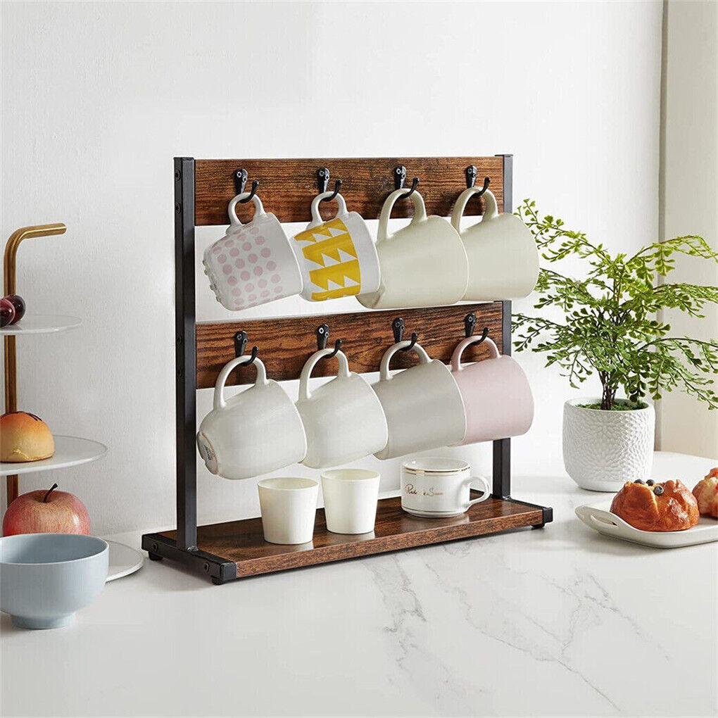Coffee Mug Holder Stand 43.5cm High, 42cm Wide Kitchen Organizer