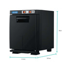 5L Mini UV Sterilizer Cabinet Electric Towel Warmer Black