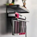 Black Space Aluminum Wall Mount Holder for Dyson Airwrap