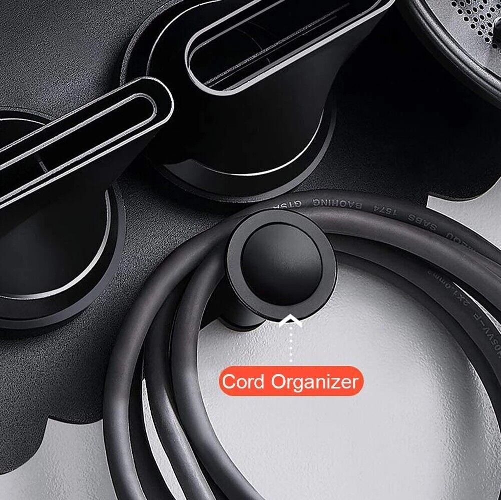 Magnetic Wall Mount Hair Dryer Holder for Dyson - Black Metal