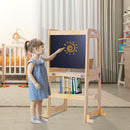 Wooden Toddler Step Stool Learning Tower Kitchen Safety