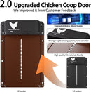Automatic Chicken Coop Door Opener Solar Timer Sensor LCD AU
