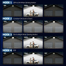 294 LED Solar Light Motion Sensor 6500K Black Outdoor Security Wall Flood Lamp