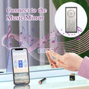 White Bluetooth Hollywood Mirror Rectangle Vanity Wall Light