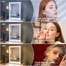 Crystal Vanity Mirror 80CM LED Bluetooth Magnifying